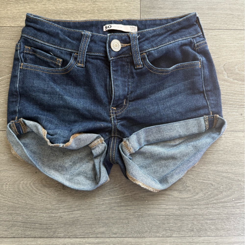SO Low‎ Ride Denim Cuff Shorts